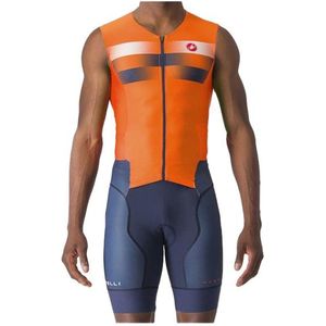 Castelli Free Sanremo 2 Suit Sleeveless Fietspak (Heren |meerkleurig)