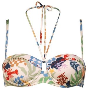 Watercult Womens Seaside Tales Bikini Top 7132 Bikinitop (Dames |wit)