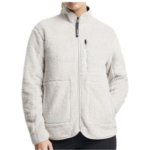 Tenson Womens Thermal Pile Zip Jacket Fleecevest (Dames |wit/grijs)