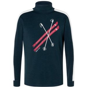 Super.natural - Kryssede Ski Roll Neck - Coltrui - Zwart - Merinowol