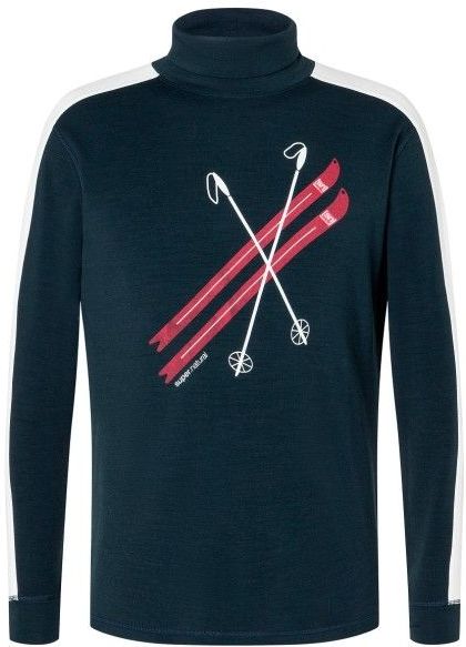 Super.natural - Kryssede Ski Roll Neck - Coltrui - Zwart - Merinowol