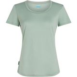 Icebreaker Womens 125 Cool-Lite Sphere III S/S Scoop Merinoshirt (Dames |grijs)