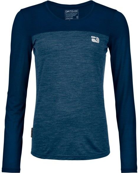 Ortovox - 150 Cool Logo - Merinoshirt - Blauw - Dames