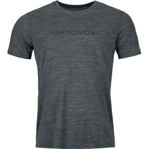 Ortovox 150 Cool Brand T-Shirt Merinoshirt (Heren |grijs)