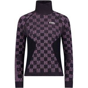 Mons Royale - Ascender - Merino-ondergoed - Grijs - Seamless Mock Neck L/S