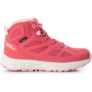 Jack Wolfskin Kids Woodland 2 Texapore Mid Wandelschoenen (Kinderen |roze/rood |waterdicht)