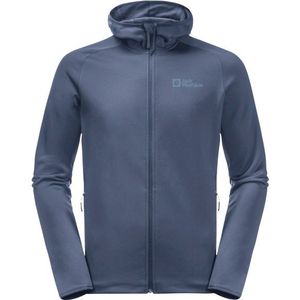 Jack Wolfskin Baiselberg Hooded Full Zip Fleecevest (Heren |blauw)