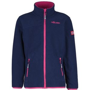 Trollkids Girls Oppdal Jacket XT Fleecevest (Kinderen |blauw)