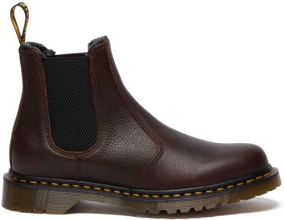 Dr. Martens - 2976 - Chelsea Schoenen - Bruin - Imitatiebont Gevoerd