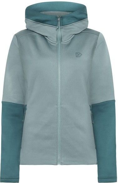 Didriksons Womens Anneli Fullzip 3 Fleecevest (Dames |turkoois)