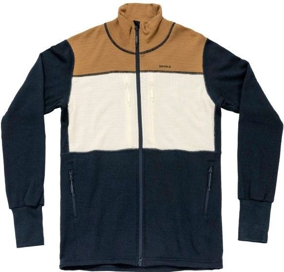 Devold - Egga Grid - Merinovest - Blauw