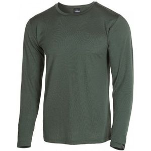 Ivanhoe of Sweden Underwool Merino Male L/S Merinoshirt (Heren |olijfgroen)
