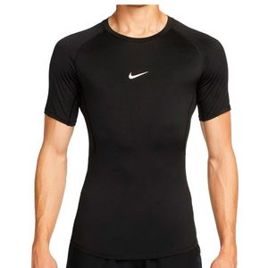 Nike Pro Dri-FIT Tight S/S Sportshirt (Heren |zwart)