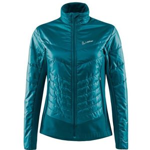 Löffler Womens Hybridjacket Primaloft60 Synthetisch jack (Dames |blauw/turkoois)