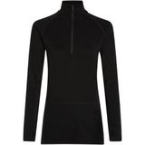 Icebreaker - Merino 200 Zoneknit L/S Half Zip - Merino-ondergoed - Zwart