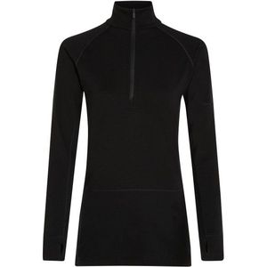 Icebreaker - Merino 200 Zoneknit L/S Half Zip - Merino-ondergoed - Zwart
