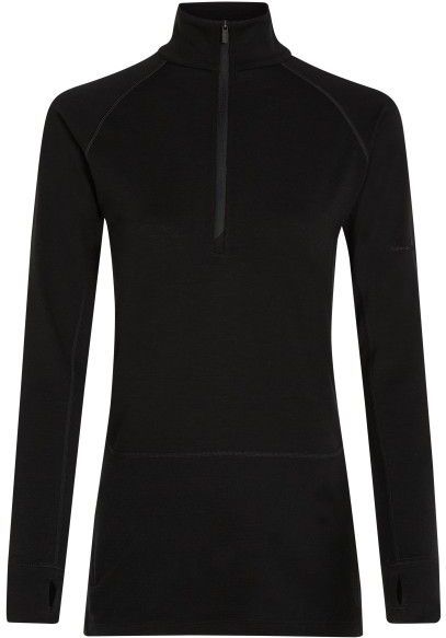 Icebreaker - Merino 200 Zoneknit L/S Half Zip - Merino-ondergoed - Zwart