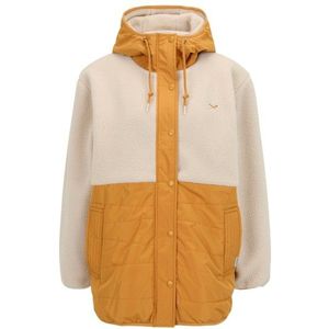 Iriedaily Womens Arctik Long Jacket Fleecevest (Dames |beige)