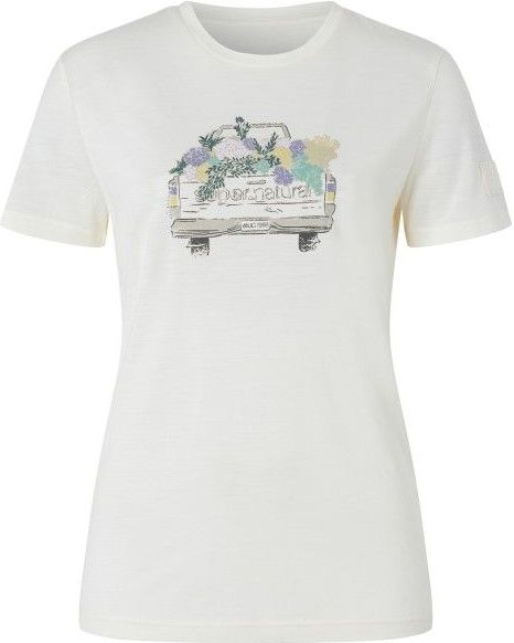 Super.natural - W FLOWER DELIVERY BIO J TEE - T-shirt - Korte Mouwen