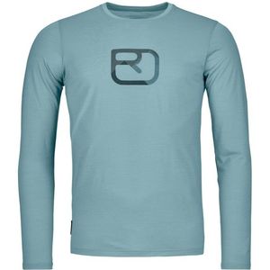 Ortovox - 150 Cool Mountain Silhouette - Merinoshirt - Turkoois - Lange Mouwen