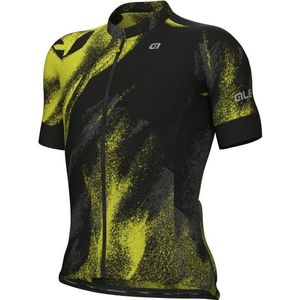 Alé Pragma Trace Jersey Fietsshirt (Heren |zwart/olijfgroen)