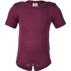 Engel - Baby-Body - Purper - Kurzarm - Merino-ondergoed
