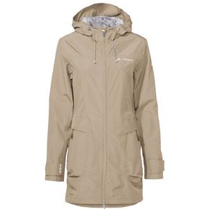 Vaude Womens Skomer Parka II Lange jas (Dames |beige |waterdicht)