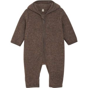Huttelihut Babys Pram Suit Wool Fleece Overall (Kinderen |bruin)