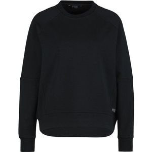 Stoic Womens MerinoFleece335 MMXX Lulea Crew Merinotrui (Dames |zwart)