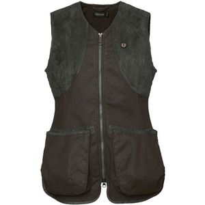 Chevalier Womens Vintage Dogsport Vest Softshellbodywarmer (Dames |grijs/zwart)