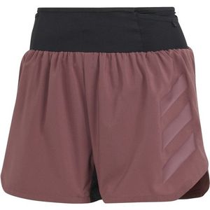 adidas Terrex Womens Terrex Agravic Shorts Hardloopshort (Dames |bruin)