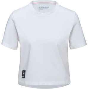 Mammut Womens Massone T-Shirt Cropped Patch (Dames |wit)