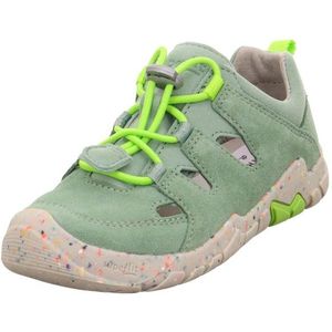 Superfit Jongens Trace Sneakers, Lichtgroen 7500, 25 EU