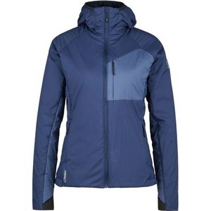 Stoic Womens MountainWool60 JokkmokkSt Hoody Isolatiejack (Dames |blauw)