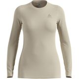 Odlo - Merino 160 Bl Top Crew Neck L/S - Merino-ondergoed - Beige/Grijs