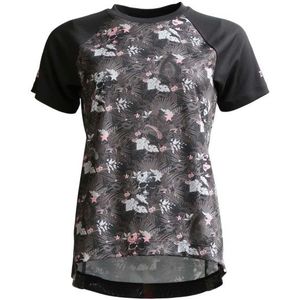 Zimtstern Womens Braapz Shirt Print S/S Fietsshirt (Dames |grijs)