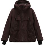 CMP Womens Jacket Fix Hood with Chest Pockets Ski-jas (Dames |zwart |waterdicht)