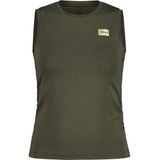 Maloja - ShantiM - Top - Olijfgroen/Bruin - 63% Lyocell, 31% Katoen, 6% Elastaan