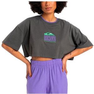 Quiksilver - Maxi Crop S/S Tee - T-shirt - Meerkleurig - 100% Katoen