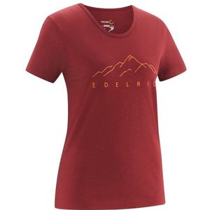 Edelrid Womens Highball T-Shirt V T-shirt (Dames |rood)