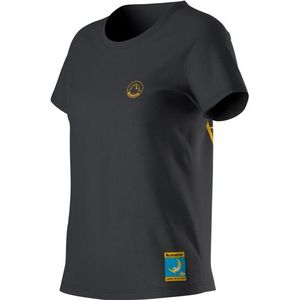 La Sportiva Womens Climbing On The Moon T-shirt (Dames |grijs/zwart)