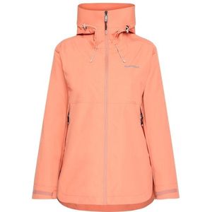 Didriksons Womens Tilde Jacket 4 Regenjas (Dames |rood/roze |waterdicht)