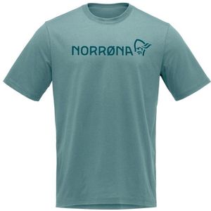 Norrøna - Viking TShirt - Longsleeve - Turkoois - 100% Katoen