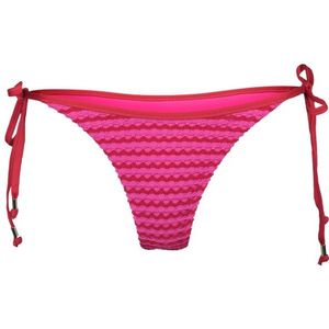 Seafolly Womens Mesh Effect Tie Side Rio Pant Bikinibroekje (Dames |roze)