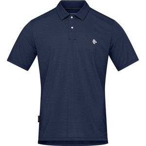 Norrona Femund Equaliser Merino Polo Shirt Poloshirt (Heren |blauw)