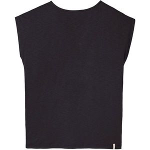 Tranquillo Womens Lockeres Shirt mit Details T-shirt (Dames |grijs/zwart)