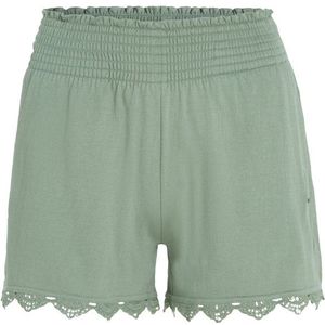 ONeill Womens Essentials Ava Smocked Shorts Short (Dames |groen/turkoois)