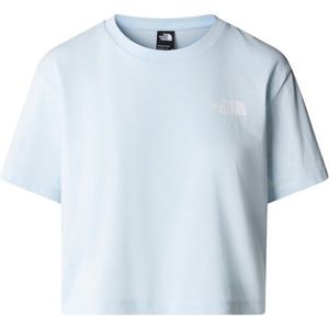 The North Face Womens Cropped Simple Dome Tee T-shirt (Dames |grijs)