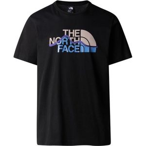 The North Face S/S Mountain Line Tee T-shirt (Heren |zwart)