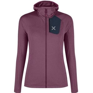 Montura Womens Vertigo Power Grid Hooded Maglia Fleecevest (Dames |purper)